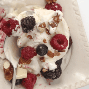 Mousse de Chocolate Blanco