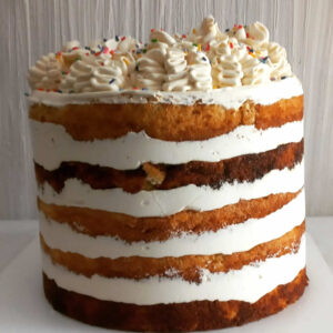 Torta Clásica de Vainilla y Chantilly
