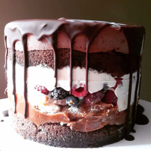 Imperial de Chocolate con Mousse de Semiamargo y Frutos Rojos Descubierta