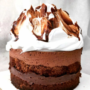 Torta de Mousse de Chocolate y Crema Bariloche